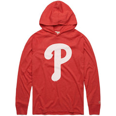 Philadelphia Phillies Homage Lightweight Raglan Tri-Blend Pullover Hoodie Red