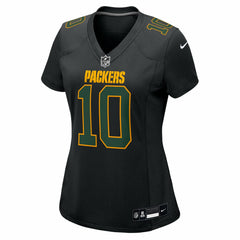 Jordan Love Green Bay Packers Women's Fashion Game Jersey - Black cheap