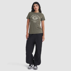 Green Bay Packers Women's 2025 Salute to Service Sideline T-Shirt - Olive on sale