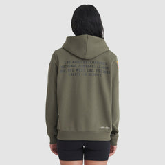 Los Angeles Chargers Women's 2025 Salute to Service Sideline Standard Issue Dri-FIT Hoodie - Olive online
