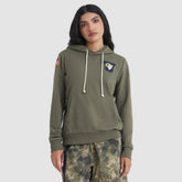Los Angeles Rams Women's 2025 Salute to Service Sideline Standard Issue Dri-FIT Hoodie - Olive on sale