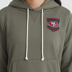 San Francisco 49ers Women's 2025 Salute to Service Sideline Standard Issue Dri-FIT Hoodie - Olive sale