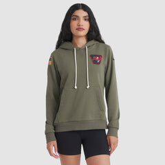 Tampa Bay Buccaneers Women's 2025 Salute to Service Sideline Standard Issue Dri-FIT Hoodie - Olive on sale