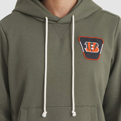 Cincinnati Bengals Women's 2025 Salute to Service Sideline Standard Issue Dri-FIT Hoodie - Olive on sale