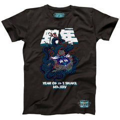 Charlotte Hornets NBALab x Hyperfly Unisex Year of the Snake Lunar New Year Collection T-Shirt - Heather Black on sale