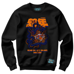 New York Knicks NBALab x Hyperfly Unisex Year of the Snake Lunar New Year Collection Sweatshirt - Black discount