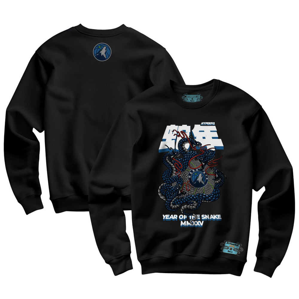 Minnesota Timberwolves NBALab x Hyperfly Unisex Year of the Snake Lunar New Year Collection Sweatshirt - Black online