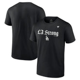Los Angeles Dodgers Unisex LA Strong T-Shirt Black