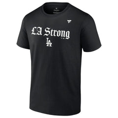 Los Angeles Dodgers Unisex LA Strong T-Shirt Black