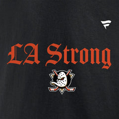 Anaheim Ducks Fanatics Unisex LA Strong T-Shirt - Black T-shirts