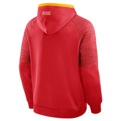 Calgary Flames Fanatics Goaltender Defender Pullover Hoodie - Red Hoodies