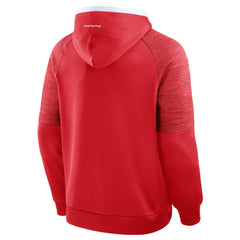 Detroit Red Wings Fanatics Goaltender Defender Pullover Hoodie - Red Hoodies