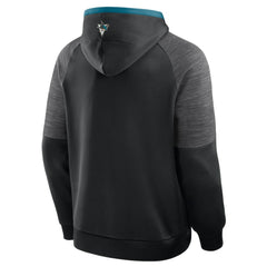 San Jose Sharks Fanatics Goaltender Defender Pullover Hoodie - Black Hoodies