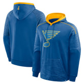 St. Louis Blues Fanatics Goaltender Defender Pullover Hoodie - Blue Hoodies