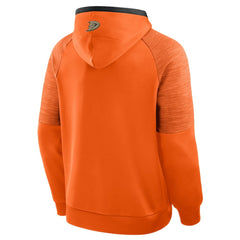 Anaheim Ducks Fanatics Goaltender Defender Pullover Hoodie - Orange Hoodies