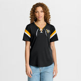 Pittsburgh Penguins Fanatics Women's Offside Athena T-Shirt - Black T-shirts