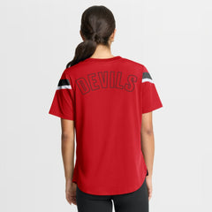 New Jersey Devils Fanatics Women's Offside Athena T-Shirt - Red T-shirts