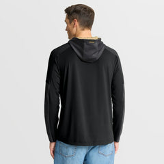 Vegas Golden Knights Fanatics Penalty Shot Long Sleeve Hoodie T-Shirt - Black T-shirts