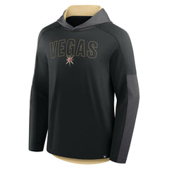 Vegas Golden Knights Fanatics Penalty Shot Long Sleeve Hoodie T-Shirt - Black T-shirts