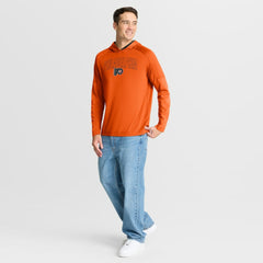 Philadelphia Flyers Fanatics Penalty Shot Long Sleeve Hoodie T-Shirt - Orange T-shirts