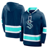 Seattle Kraken Fanatics Prime Time Fleece Hoodie - Deep Sea Blue Hoodies