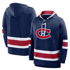 Montreal Canadiens Fanatics Prime Time Fleece Hoodie - Navy Hoodies