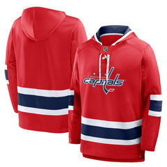 Washington Capitals Fanatics Prime Time Fleece Hoodie - Red Hoodies