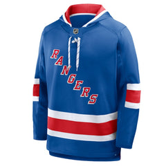 New York Rangers Fanatics Prime Time Fleece Hoodie - Blue Hoodies