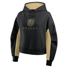 Vegas Golden Knights Fanatics Women's Back Check Boxy Hoodie - Black Hoodies