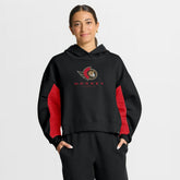 Ottawa Senators Fanatics Women's Back Check Boxy Hoodie - Black Hoodies