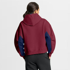 Colorado Avalanche Fanatics Women's Back Check Boxy Hoodie - Burgundy Hoodies