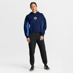 Winnipeg Jets Fanatics Women's Back Check Boxy Hoodie - Navy Hoodies