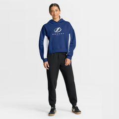 Tampa Bay Lightning Fanatics Women's Back Check Boxy Hoodie - Blue Hoodies