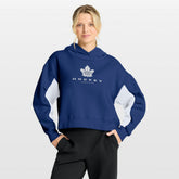 Toronto Maple Leafs Fanatics Women's Back Check Boxy Hoodie - Blue Hoodies