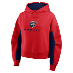 Florida Panthers Fanatics Women's Back Check Boxy Hoodie - Red Hoodies