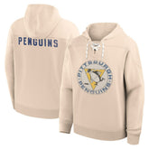 Pittsburgh Penguins Fanatics Vintage Hoodie - Cream Hoodies