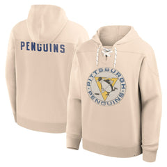 Pittsburgh Penguins Fanatics Vintage Hoodie - Cream Hoodies