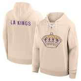 Los Angeles Kings Fanatics Vintage Hoodie - Cream Hoodies