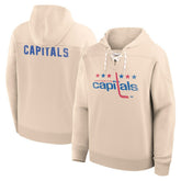 Washington Capitals Fanatics Vintage Hoodie - Cream Hoodies