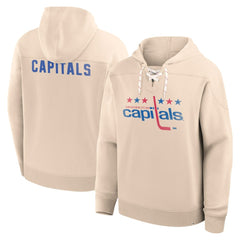 Washington Capitals Fanatics Vintage Hoodie - Cream Hoodies