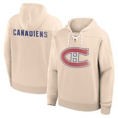 Montreal Canadiens Fanatics Vintage Hoodie - Cream Hoodies
