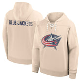 Columbus Blue Jackets Fanatics Vintage Hoodie - Cream Hoodies