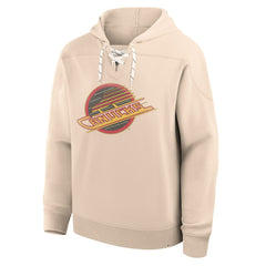 Vancouver Canucks Fanatics Vintage Hoodie - Cream Hoodies