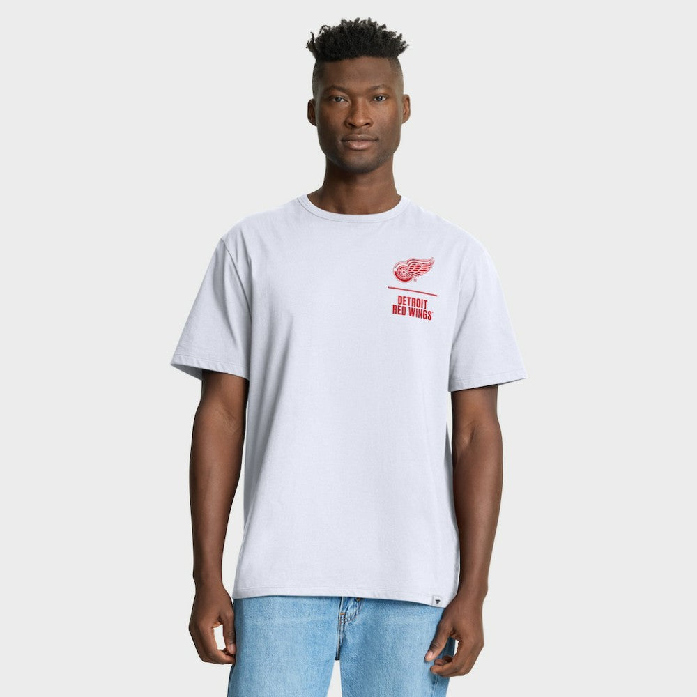 Detroit Red Wings Fanatics Crash The Net Legacy T-Shirt - White T-shirts