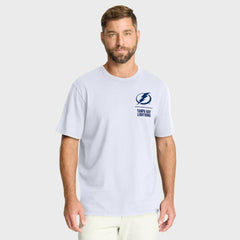 Tampa Bay Lightning Fanatics Crash The Net Legacy T-Shirt - White T-shirts