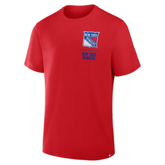 New York Rangers Fanatics Crash The Net Legacy T-Shirt - Red T-shirts