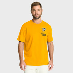 Pittsburgh Penguins Fanatics Crash The Net Legacy T-Shirt - Gold T-shirts