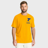 St. Louis Blues Fanatics Crash The Net Legacy T-Shirt - Gold T-shirts