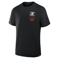 Anaheim Ducks Fanatics Crash The Net Legacy T-Shirt - Black T-shirts
