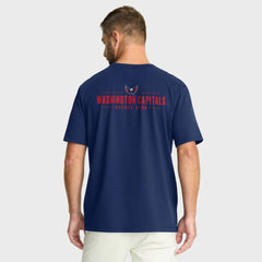 Washington Capitals Fanatics Crash The Net Legacy T-Shirt - Navy T-shirts